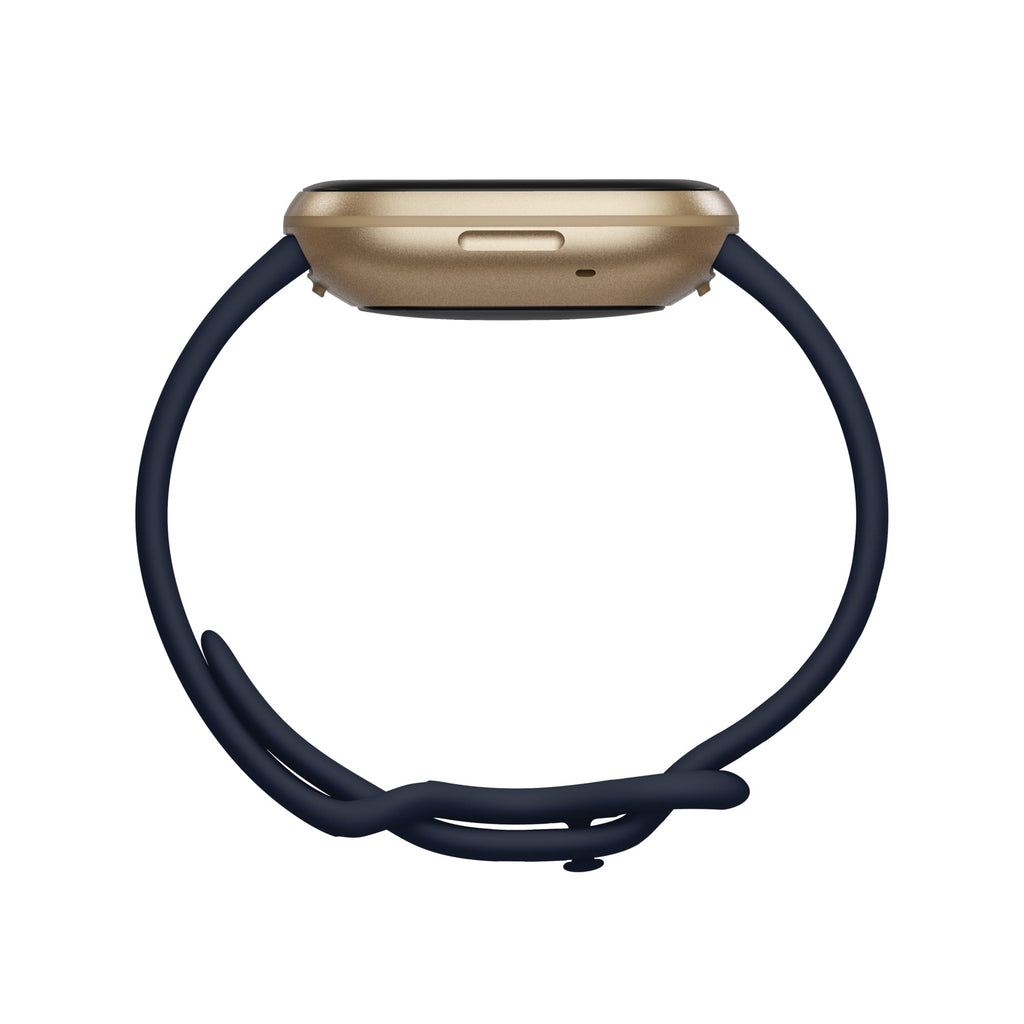 Fitbit Versa 3 Health & Fitness Smartwatch ? Soft Gold ? FB511GLNV (Small and Large Bands)