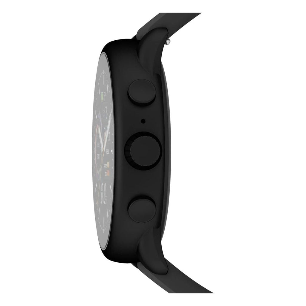 Fossil Unisex Gen 6 44mm Wellness Edition Touchscreen Silicone Smart Watch -  Black - FTW4069V