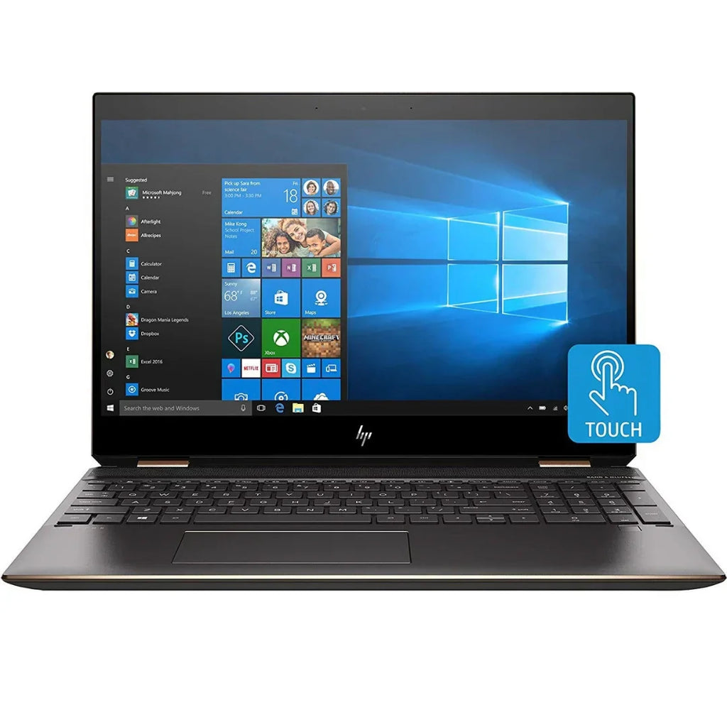 HP Spectre x360 2-in-1 15.6" 4K Ultra HD Touch-Screen Laptop - Intel Core i7-8565U - 16GB RAM - 512GB SSD - 15-DF0013DX