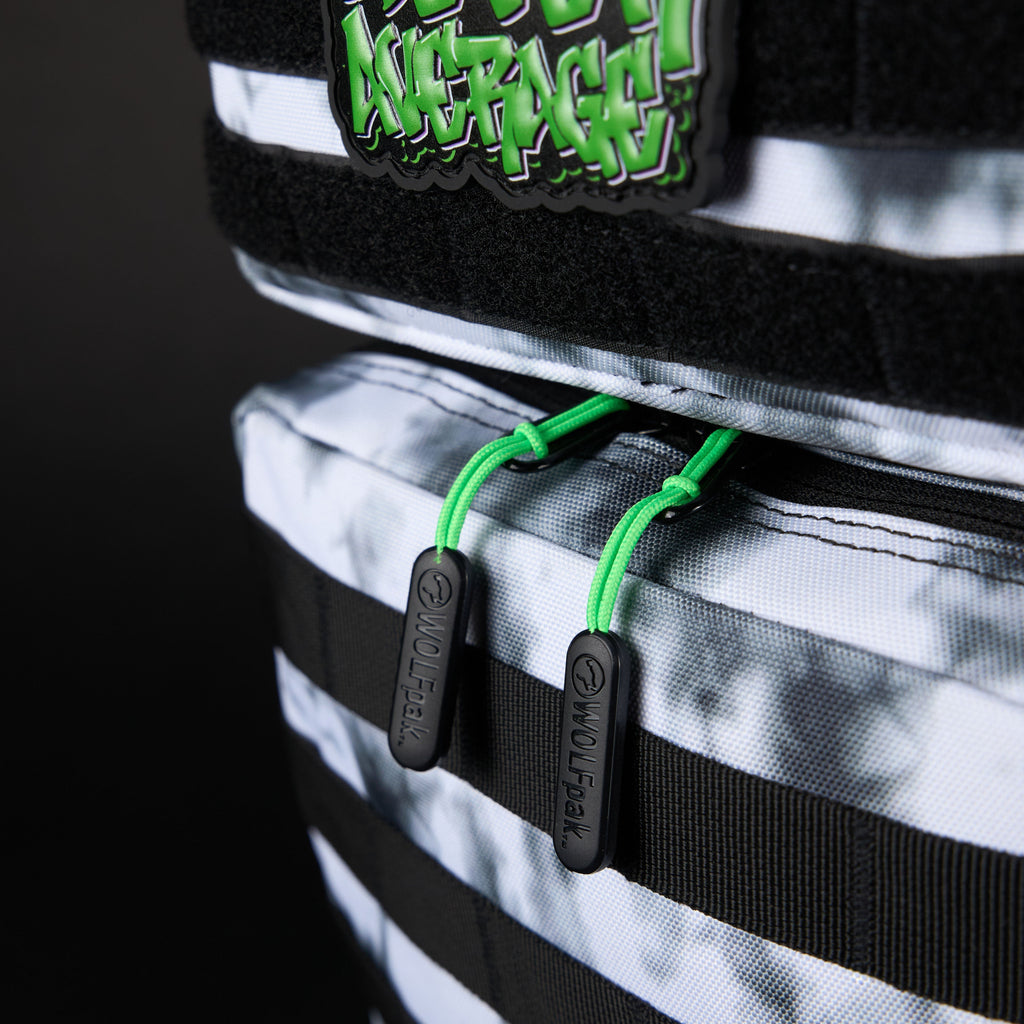 35L Backpack Graffiti Green