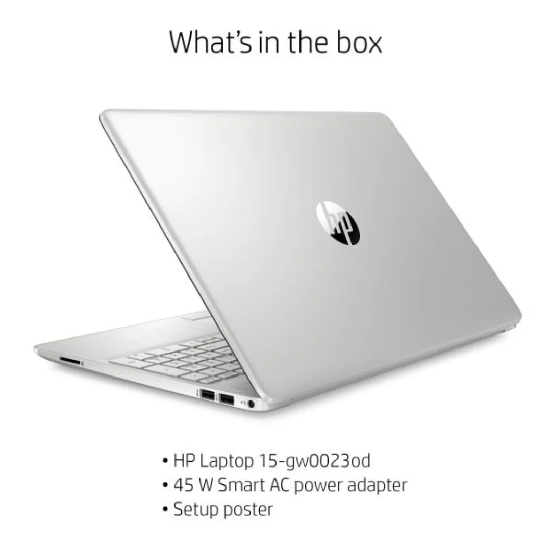 HP  WXGA - Ryzen 3 3250U - 8GB RAM - 1TB HDD - Silver - 15-gw0023od