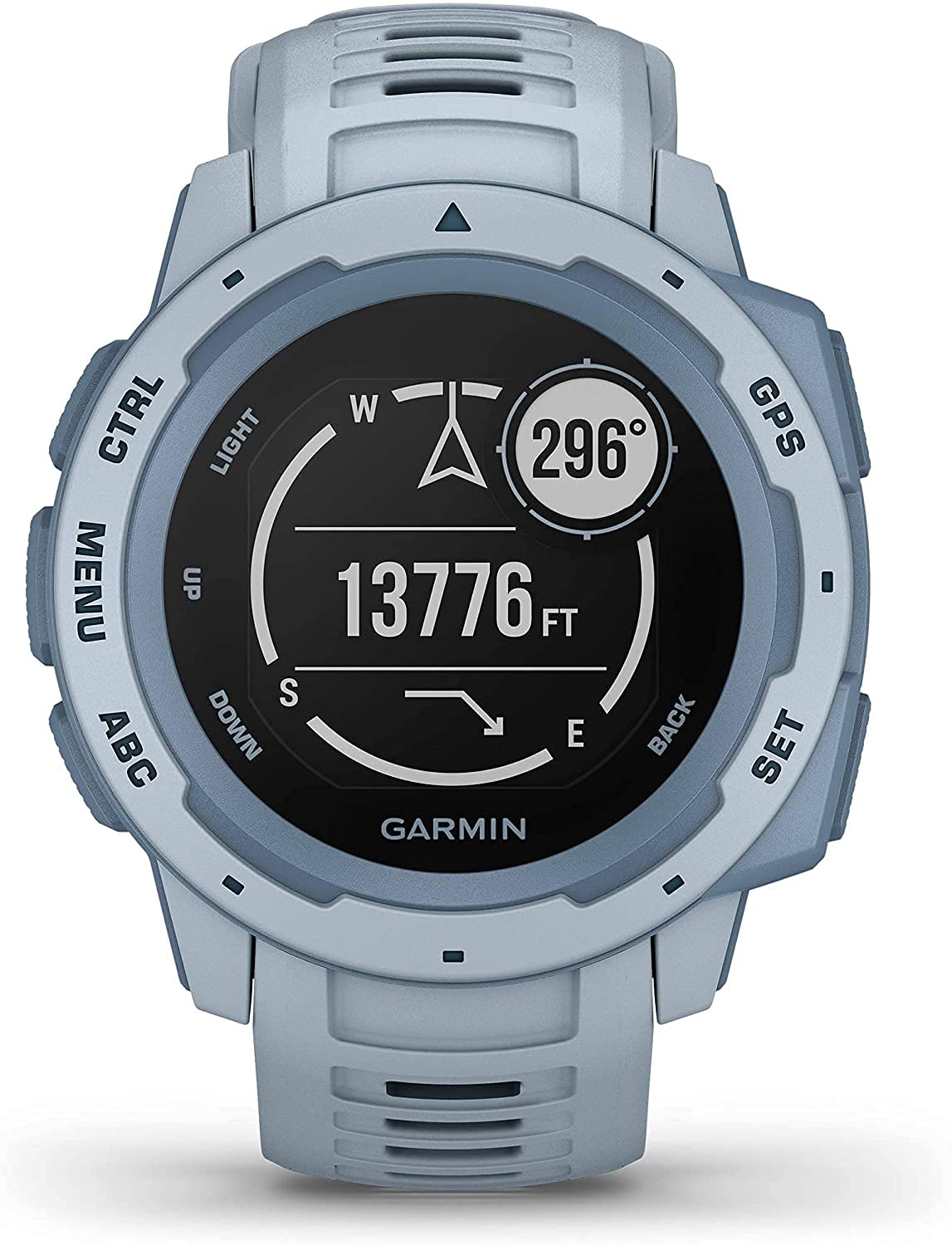 Garmin - Instinct GPS Smartwatch 45mm Fiber-Reinforced Polymer - Sea Foam - 010-02064-05