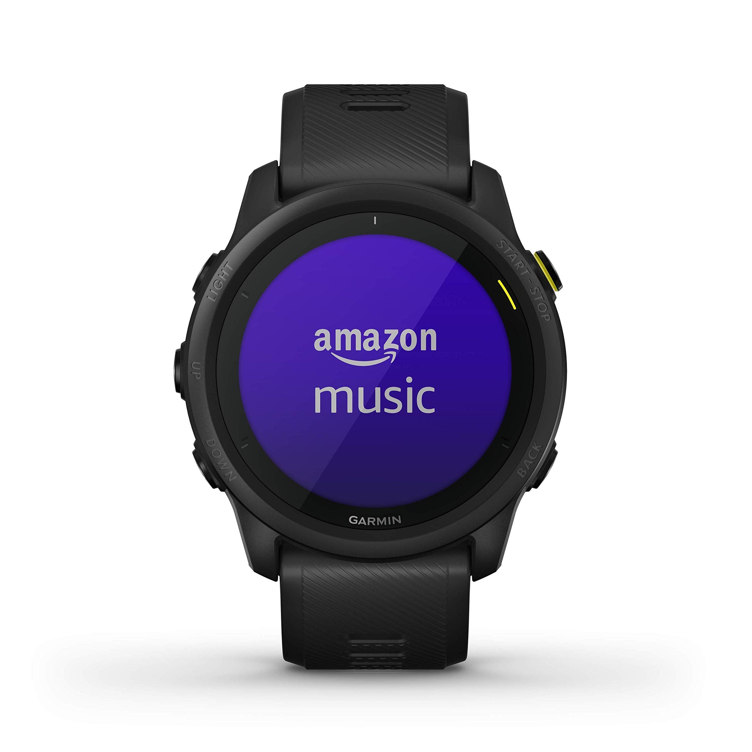 Garmin - Forerunner 745 GPS Smartwatch 30mm Fiber-Reinforced Polymer - Black - 010-02445-00