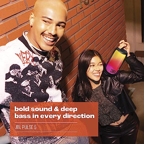 JBL Pulse 5 Waterproof Portable Bluetooth Speaker - JBLPULSE5BLKAM