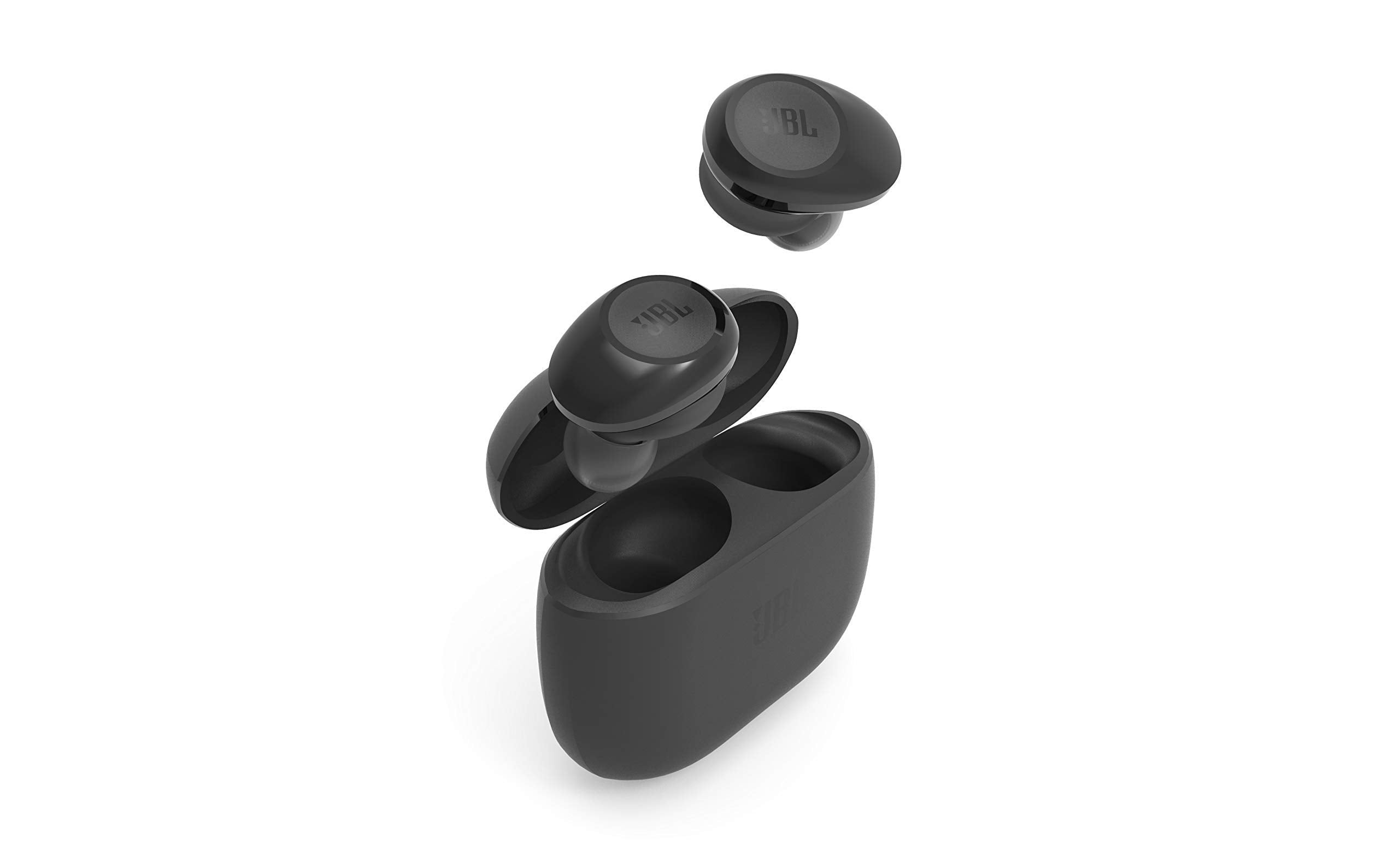 JBL - True Wireless In-ear Headphones - Black - JBLT125TWSBLKAM