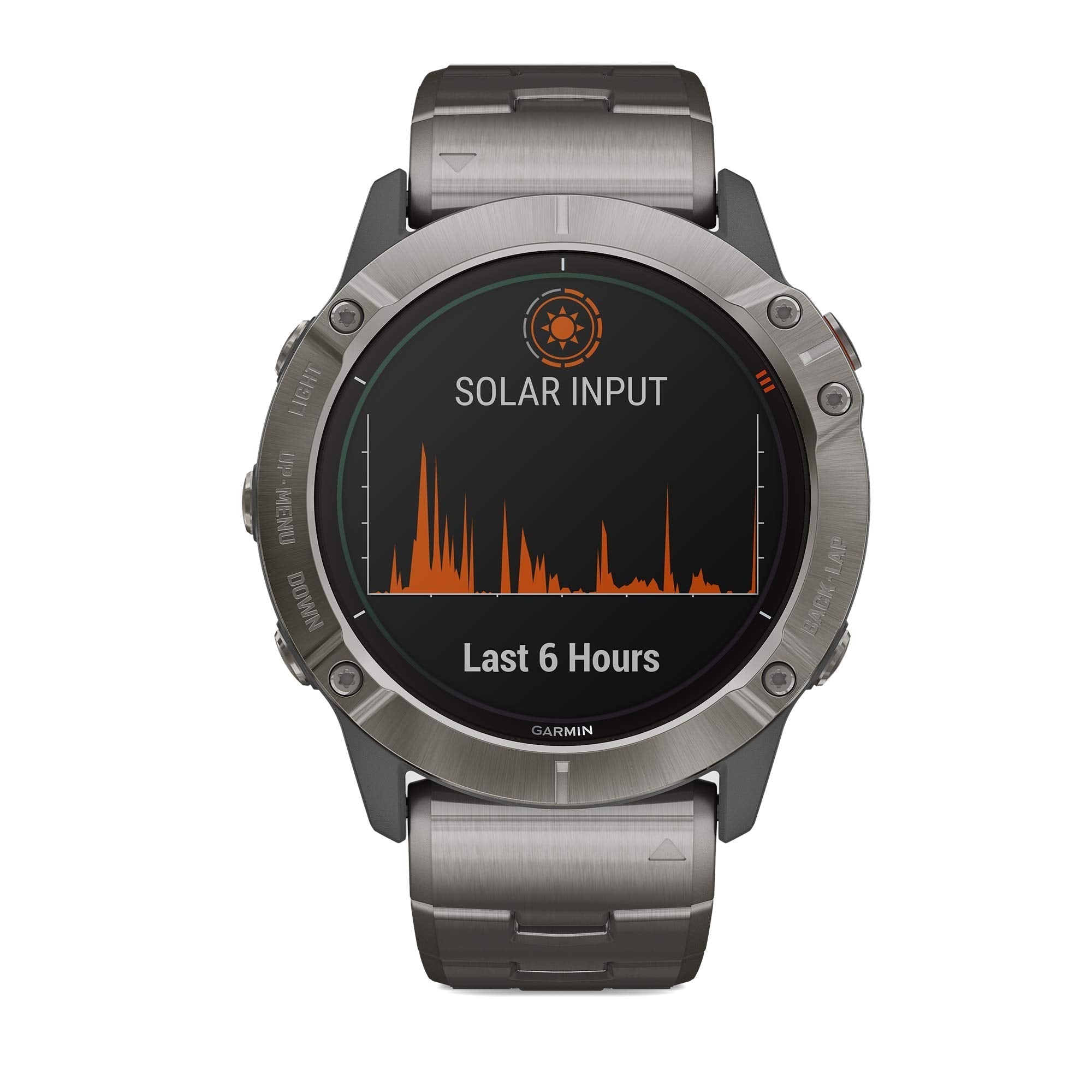 Garmin Fenix 6X Pro Solar 51mm - Titanium With Vented Titanium Bracelet - 010-02157-23
