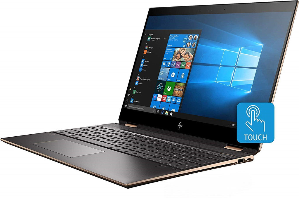 HP - Spectre x360 2-in-1 15.6" 4K OLED UHD Touch-Screen Laptop - Intel Core i7-8565U - 16GB RAM - 512GB SSD - 15-DF0043DX