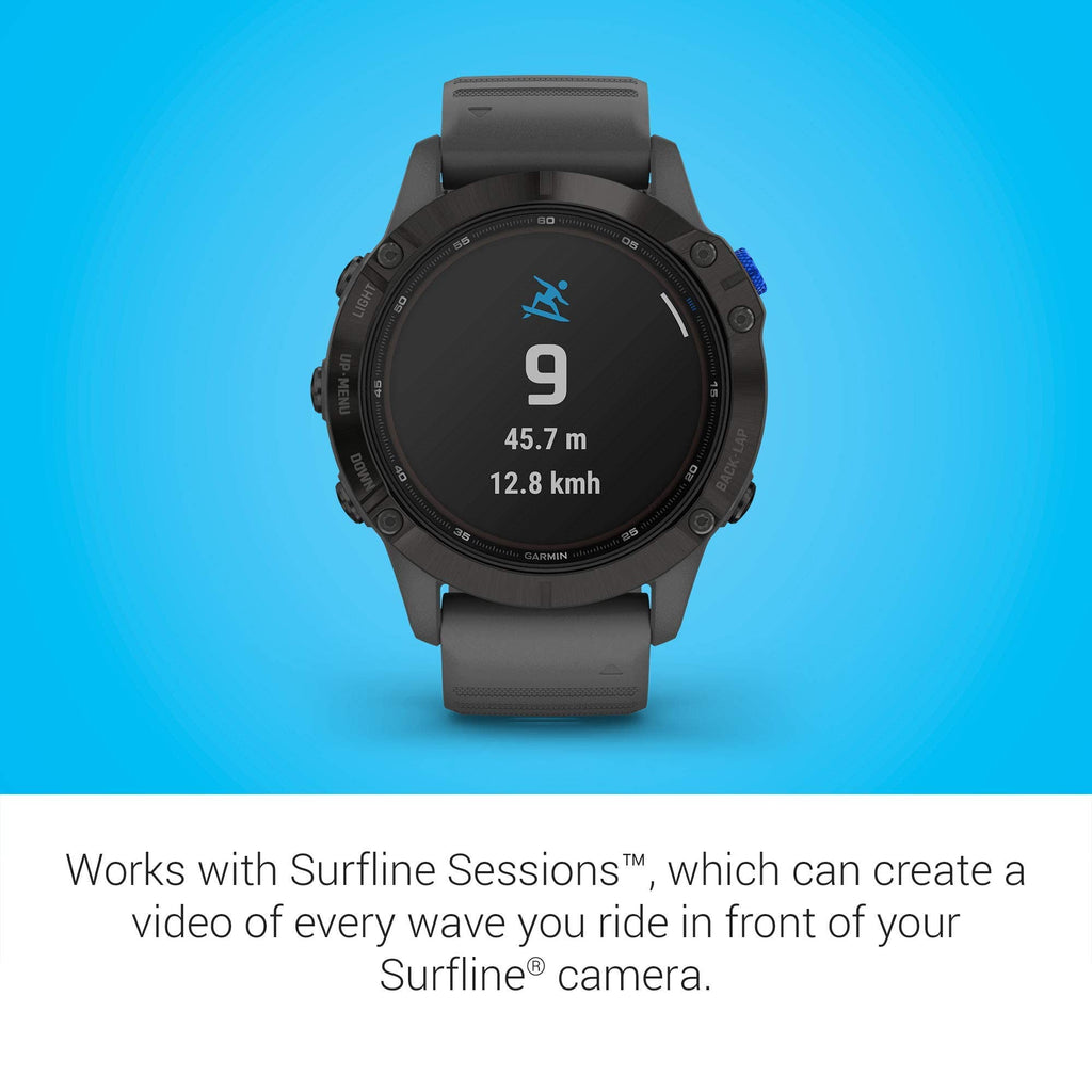 Garmin - Fenix 6 Pro Solar GPS Smartwatch 47mm Fiber-Reinforced Polymer - Black -  010-02410-10
