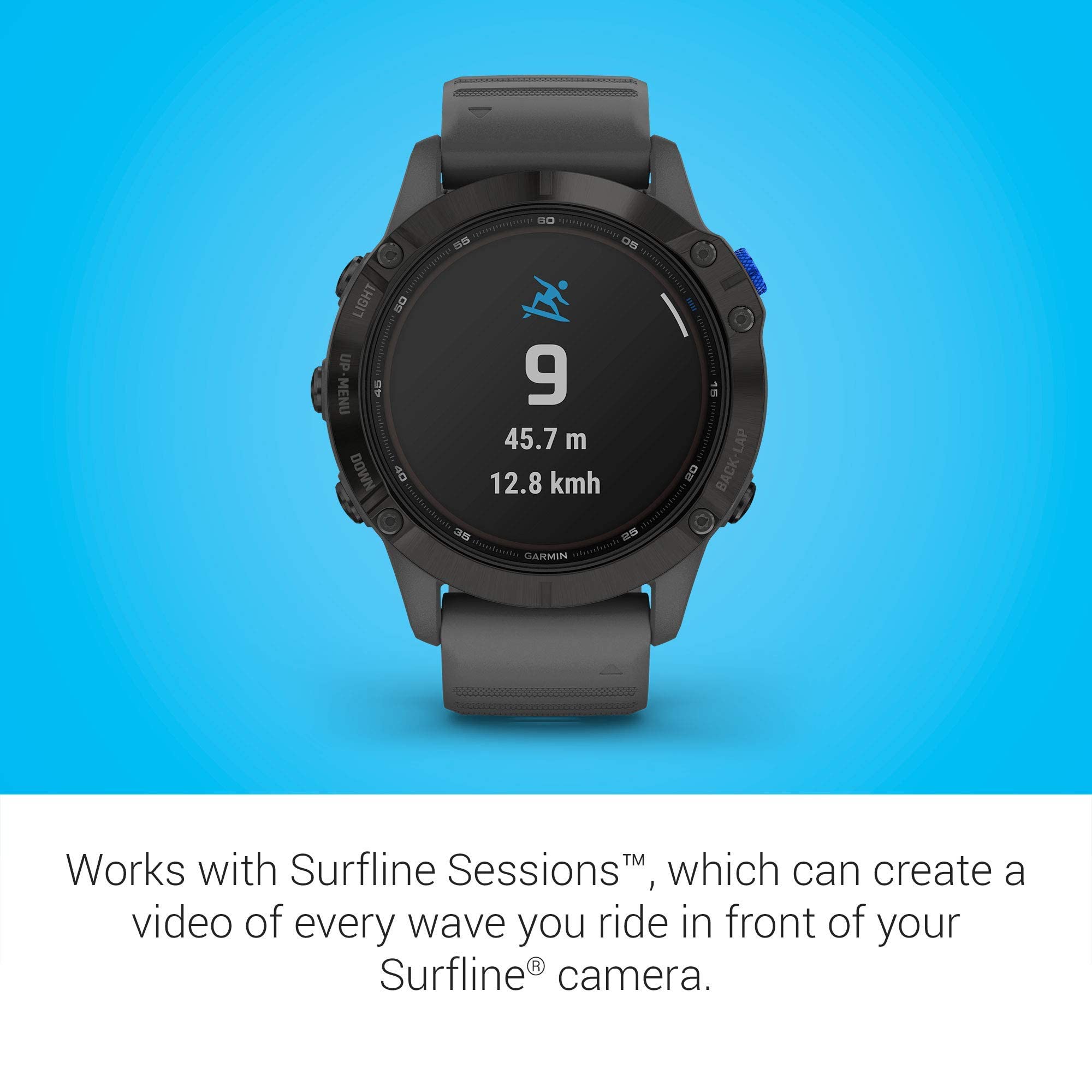 Garmin - Fenix 6 Pro Solar GPS Smartwatch 47mm Fiber-Reinforced Polymer - Black -  010-02410-10