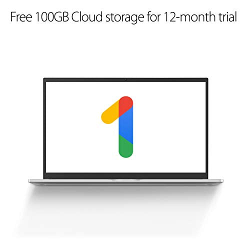 ASUS 14" Chromebook - Intel Core M3-8100Y - 8GB - 64GB eMMC - Silver C425TA-M364