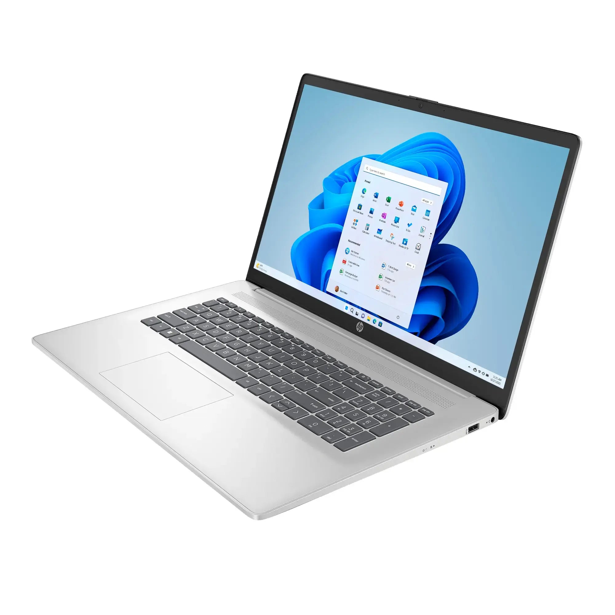 HP - 17.3" HD+ - Ryzen 3 7320U - 8GB RAM - 256GB SSD - Silver - 17-cp2033dx