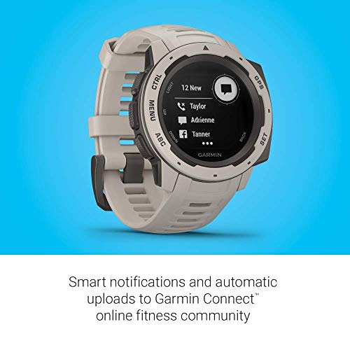 Garmin - Instinct Smartwatch Fiber-Reinforced Polymer - Tundra - 010-02064-01