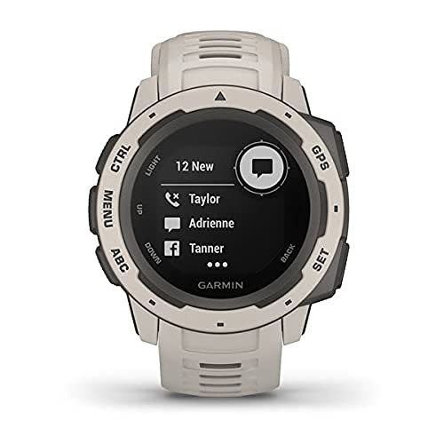 Garmin - Instinct Smartwatch Fiber-Reinforced Polymer - Tundra - 010-02064-01