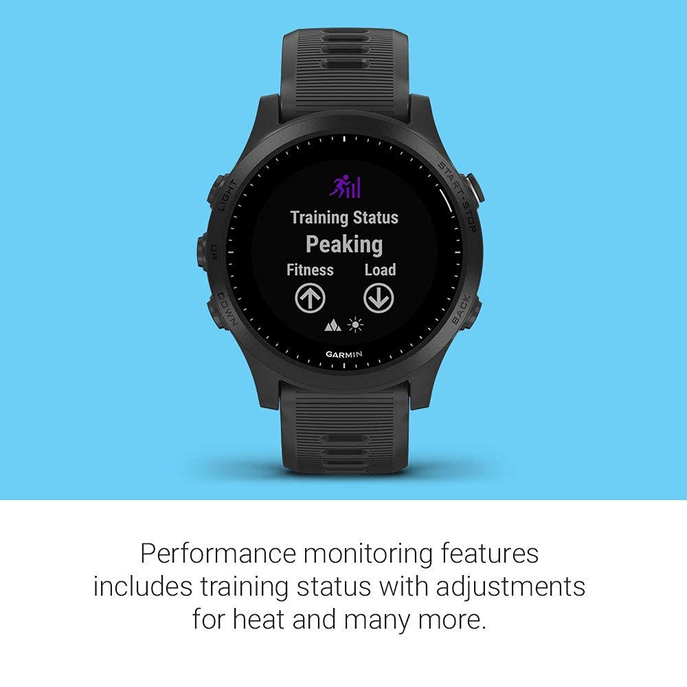 Garmin Forerunner 945, Premium GPS Running/Triathlon Smartwatch with Music, Black - 010-02063-00
