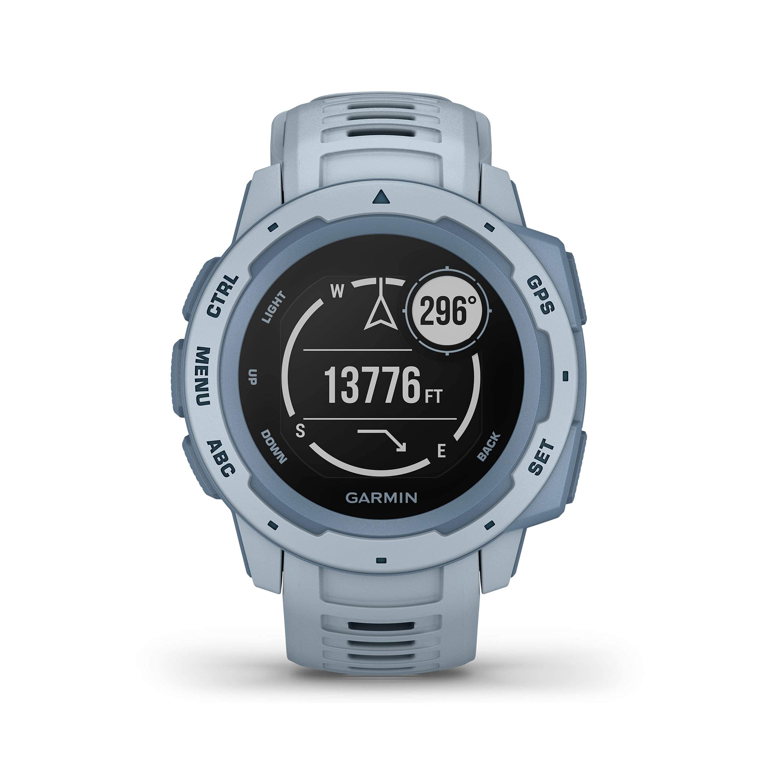 Garmin - Instinct GPS Smartwatch 45mm Fiber-Reinforced Polymer - Sea Foam - 010-02064-64