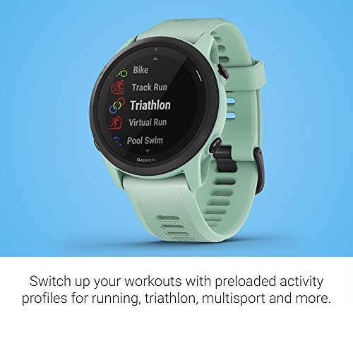 Garmin Forerunner 745 GPS Smartwatch 30mm Fiber Reinforced Polymer Neo Tropic - 010-02445-01