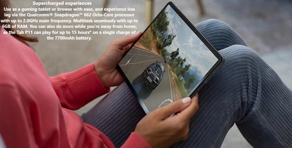 Lenovo Tab P11 Tablet 11" Screen 4GB RAM, 64GB Storage - ZA7R0118US