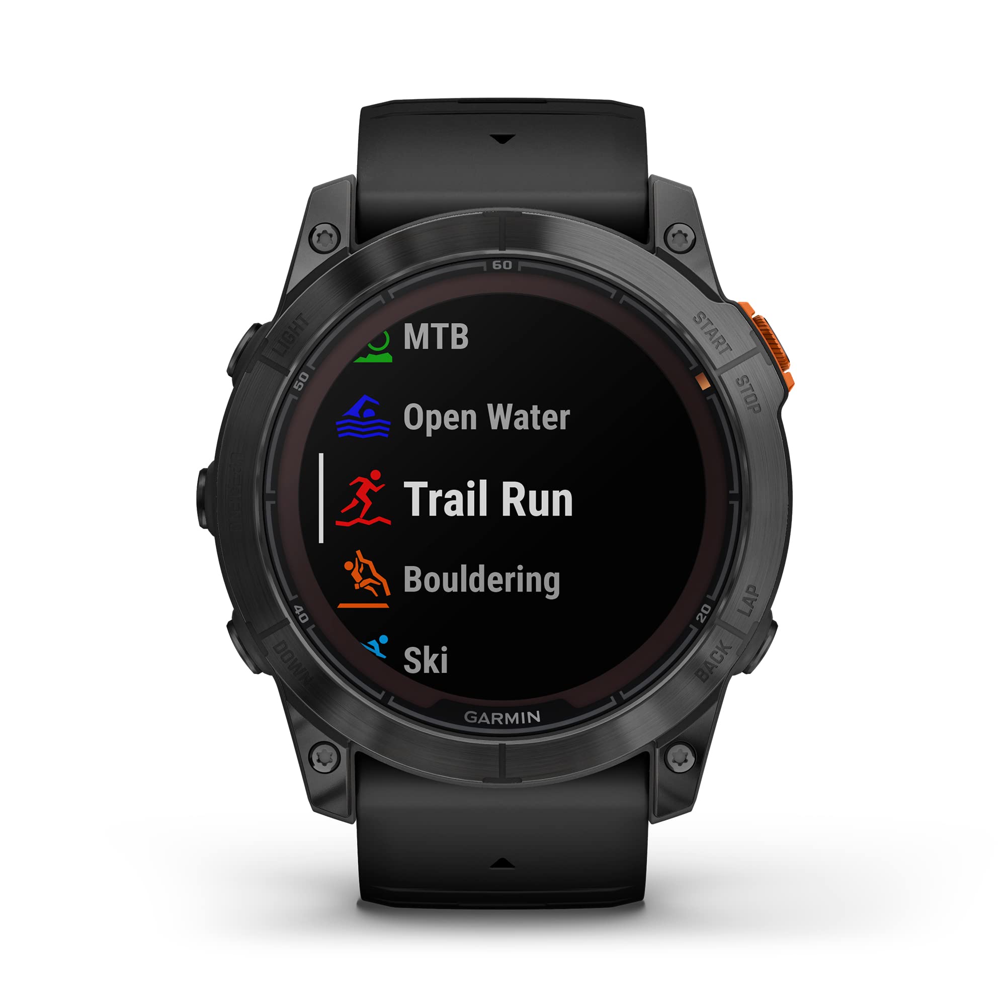Garmin - fenix 7X Pro Solar GPS Smartwatch 51 mm Fiber-reinforced polymer - Slate Gray with Black Band - 010-02778-00