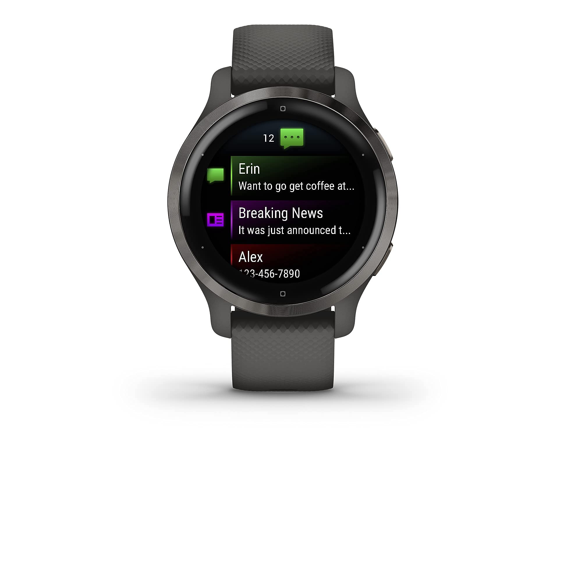 Garmin Venu 2S GPS Smartwatch 28mm Fiber-Reinforced Polymer - 010-02429-00
