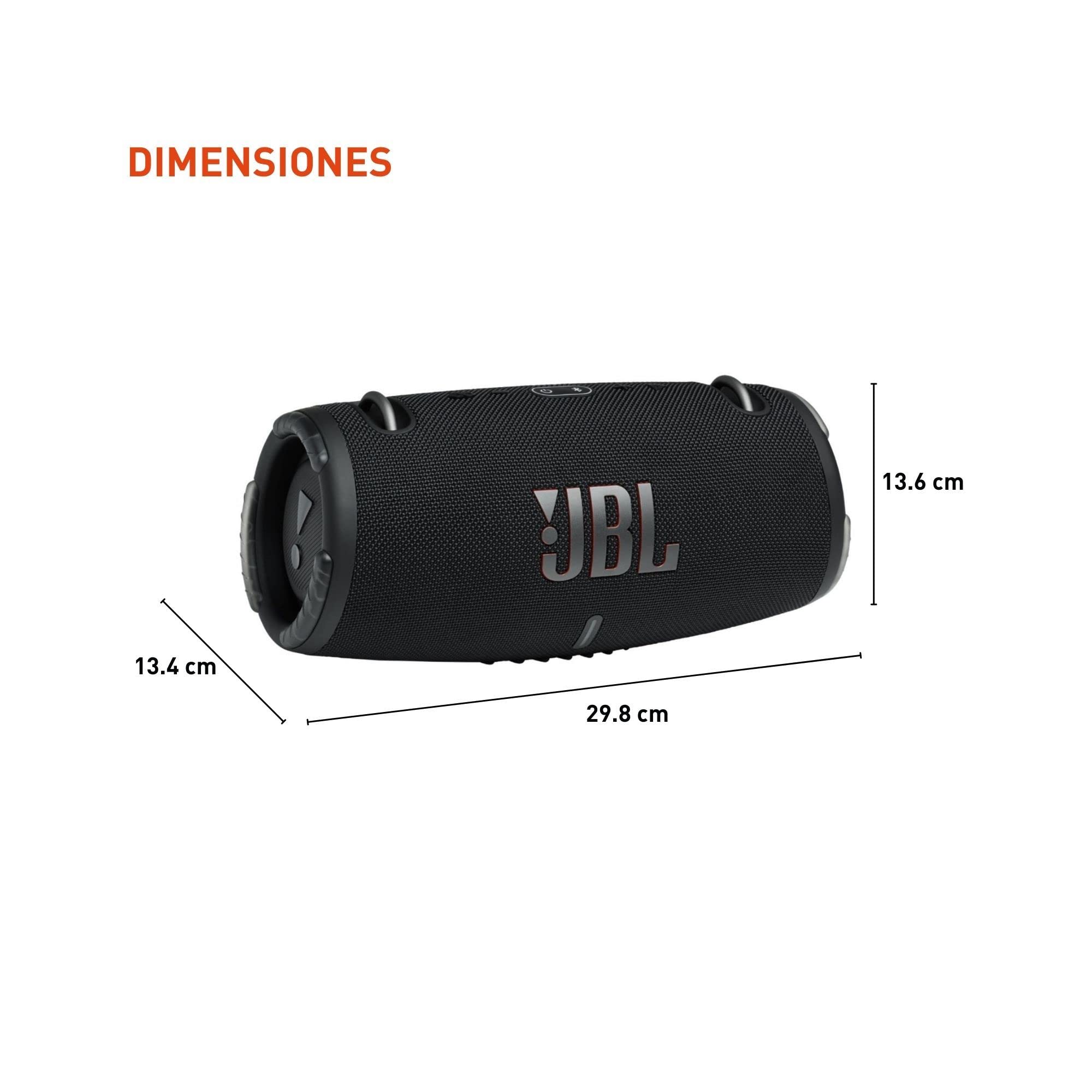 JBL - XTREME3 Portable Bluetooth Speaker - Black - JBLXTREME3BLKAM