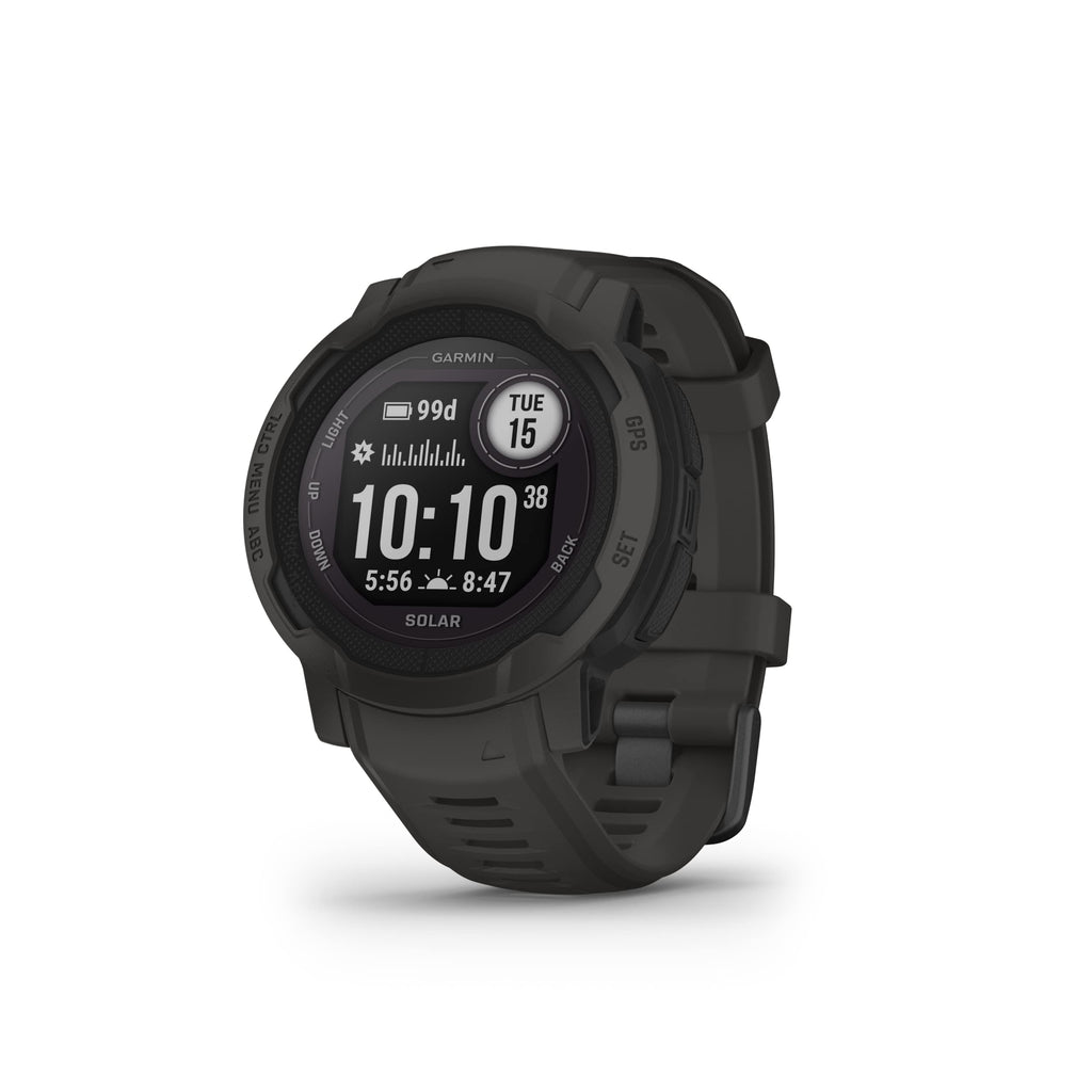 Garmin - Instinct 2 Solar 45 mm Smartwatch Fiber-reinforced Polymer - Graphite - 010-02627-10