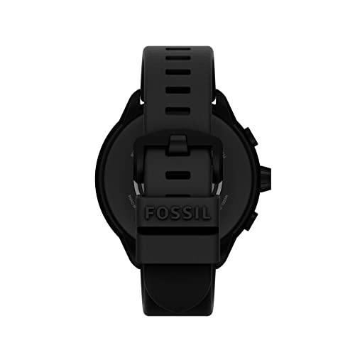 Fossil Unisex Gen 6 44mm Wellness Edition Touchscreen Silicone Smart Watch -  Black - FTW4069V