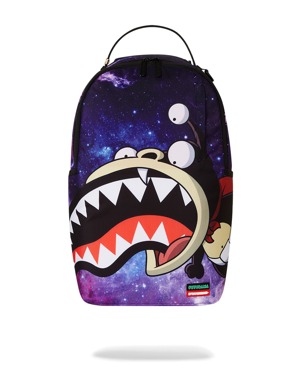 FUTURAMA NIBBLER EAT SHARK DLXR BACKPACK