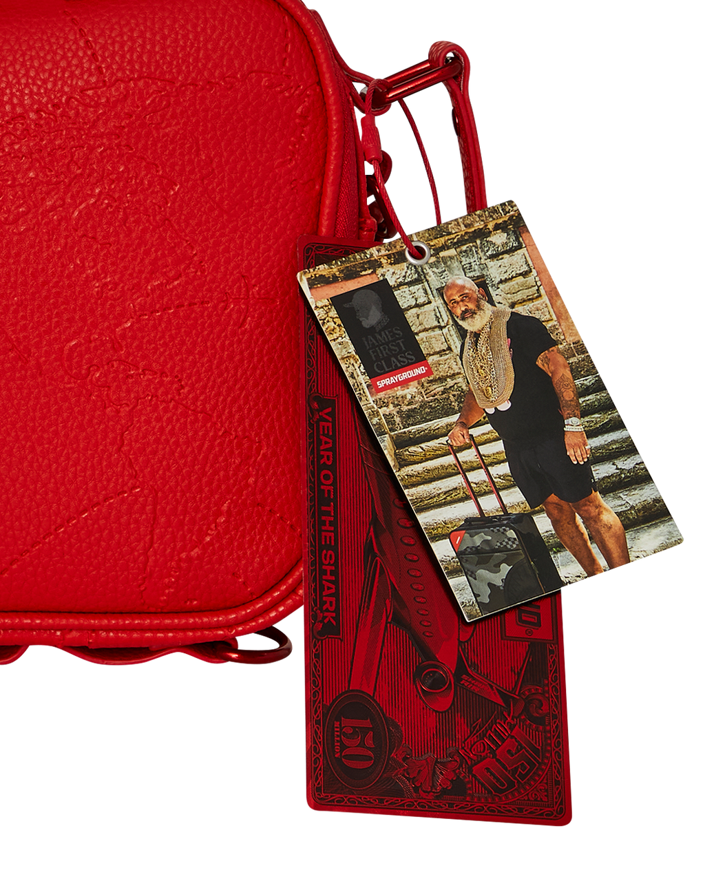 JAMES FIRST CLASS RUBY RED CROSSBODY