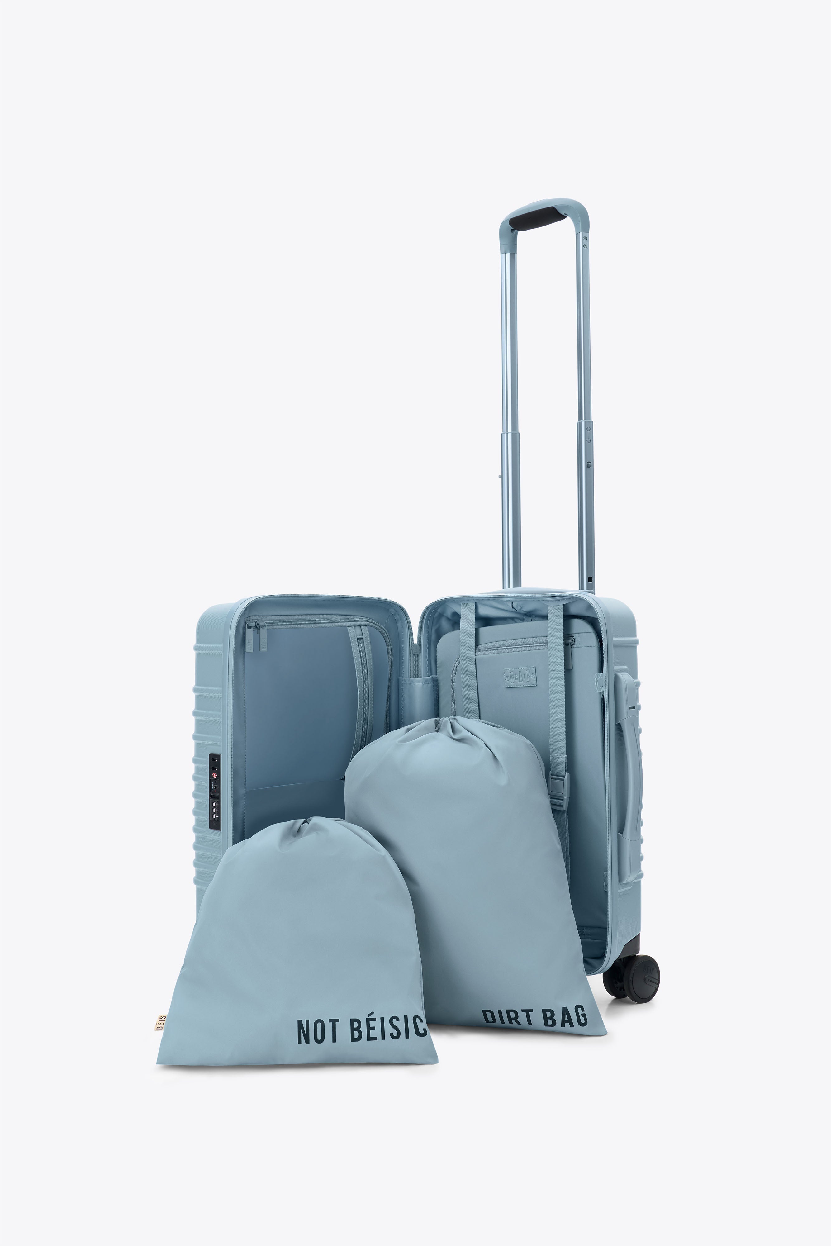Gap x B??IS The Small Carry-On Roller in Denim Blue
