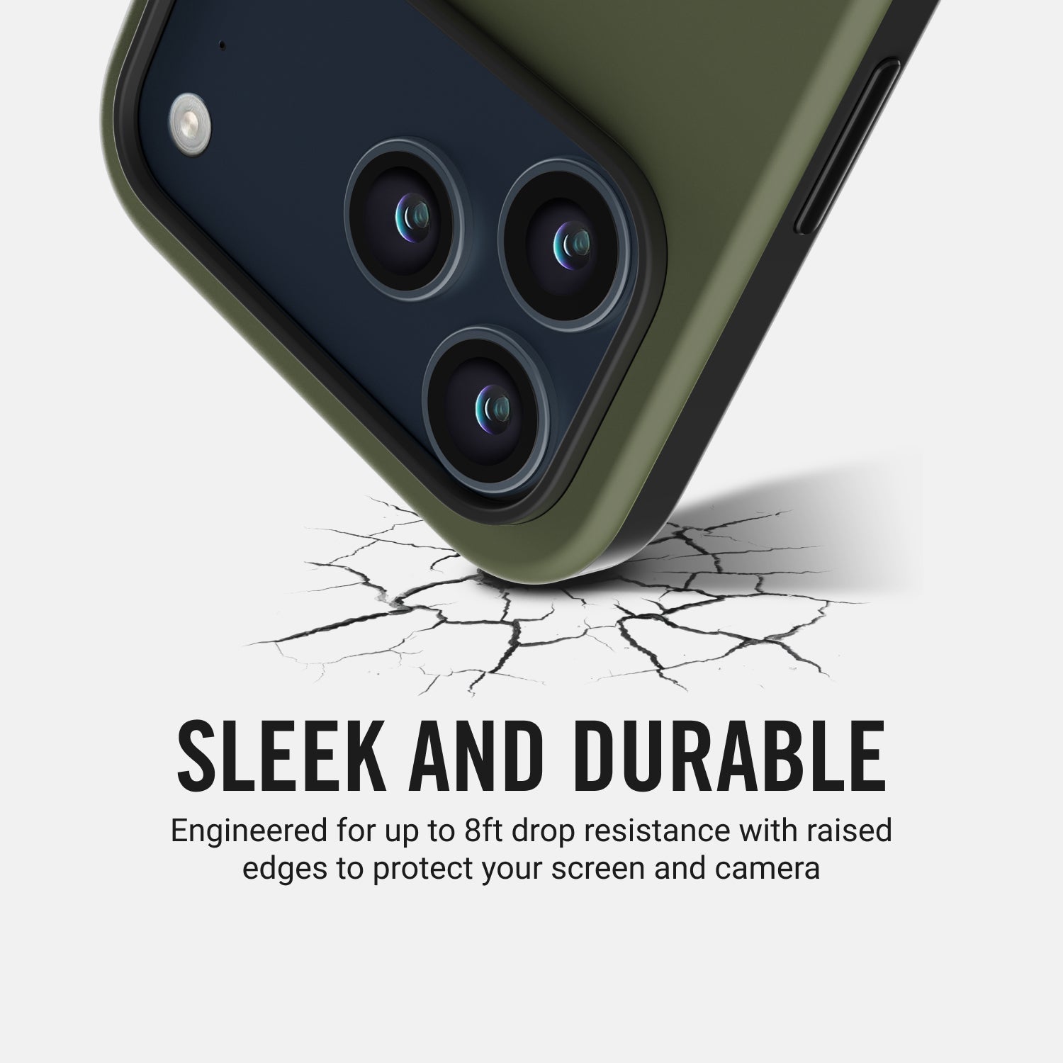 Everyday Charging Kit - Power Adapter + iPhone 17 Pro - Matte Olive