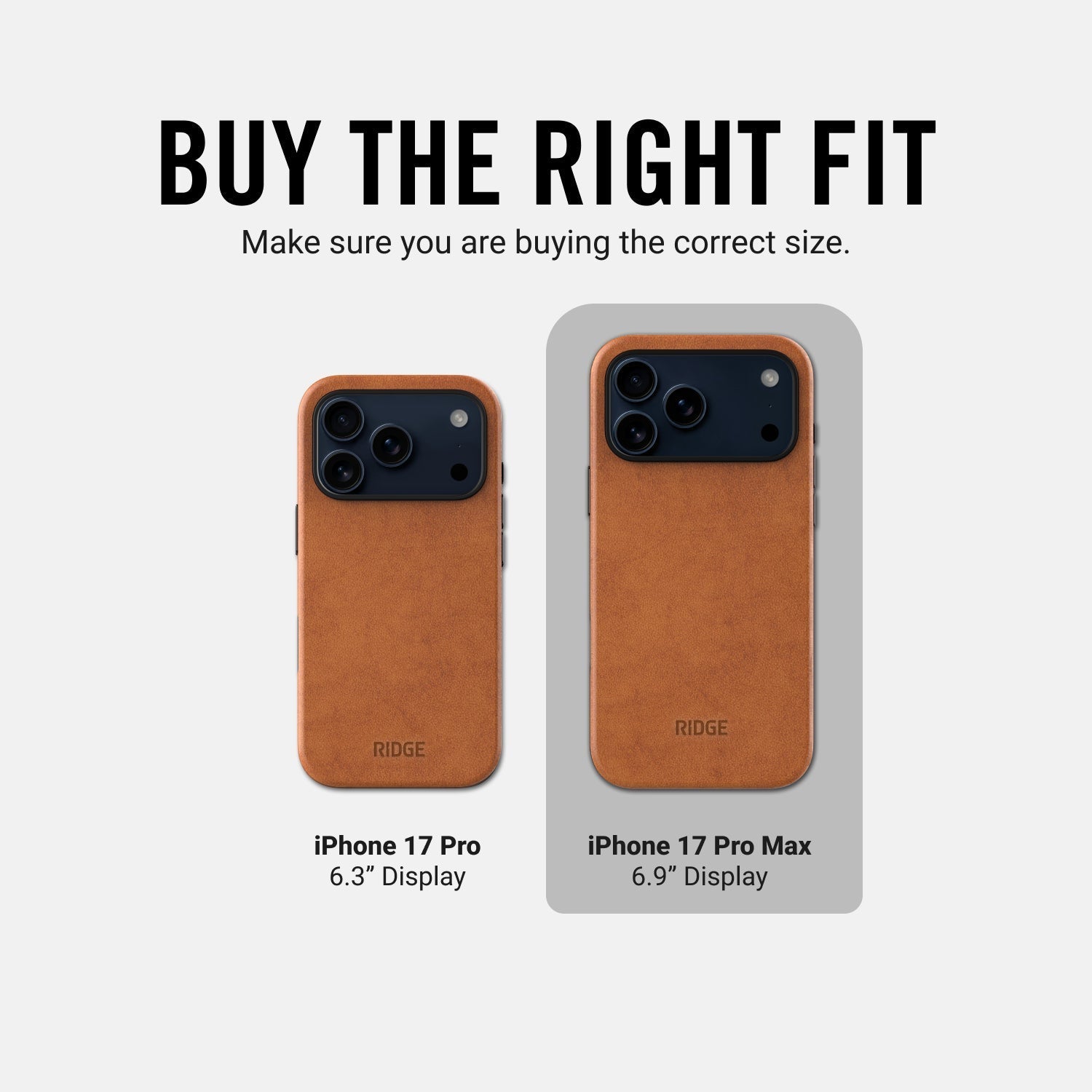 Everyday Phone Case - iPhone 17 Pro Max - Tobacco Brown